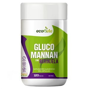GLUCOMANNAN COM BERINJELA ECOBELE 120 CÁPSULAS