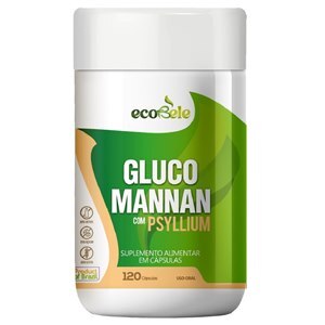GLUCOMANNAN COM PSYLLIUM ECOBELE 120 CÁPSULAS