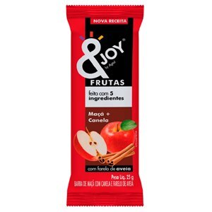 BARRA FRUTAS &JOY SABOR MACÃ + CANELA 25G