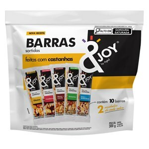BARRA NUTS &JOY MULTIPACK SABORES SORTIDOS 10 UNIDADES 300G