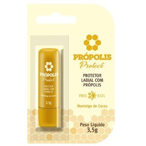 PROTETOR LABIAL MANTEIGA DE CACAU PROTECT PRÓPOLIS FRIO E SOL 3,5G ZIIN ZIIN