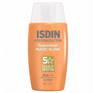 PROTETOR SOLAR FACIAL ISDIN FUSION WATER MAGIC GLOW FPS30 50ML