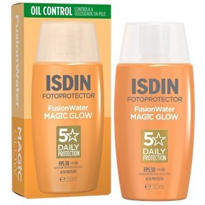 Protetor Solar Facial Isdin Fusion Water Magic Glow FPS30 50ml