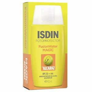 PROTETOR SOLAR FACIAL ISDIN FUSION WATER MAGIC BY ALCARAZ FPS50 50ML