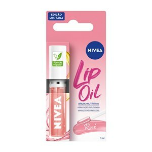 Hidratante Labial Nivea Lip Oil Brilho Nutritivo Rosé 5,5Ml