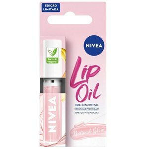 Hidratante Labial Nivea Lip Oil Brilho Nutritivo Natural Glow 5,5Ml