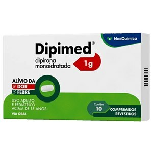 Dipirona - Dipimed 1G 10 Comprimidos
