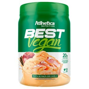 Protein Best Vegan Sabor Torta De Maçã Com Canela Pote Atlhetica 500G