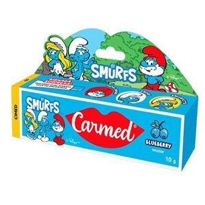 HIDRATANTE LABIAL CARMED OS SMURFS BLUEBERRY INCOLOR 10G