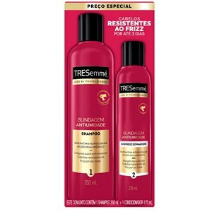 SHAMPOO + CONDICIONADOR TRESEMMÉ BLINDAGEM ANTIUMIDADE 350ML + 175ML