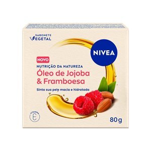 Sabonete Em Barra Nivea Nutrição Da Natureza Óleo De Jojoba + Framboesa 80G