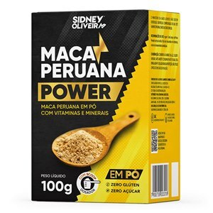 Maca Peruana Power Com Vitaminas E Minerais 100G Sidney Oliveira