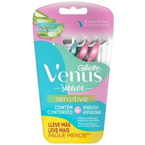 APARELHO DEPILAÇÃO GILLETTE VENUS SUAVE SENSITIVE LEVE 4 PAGUE 3
