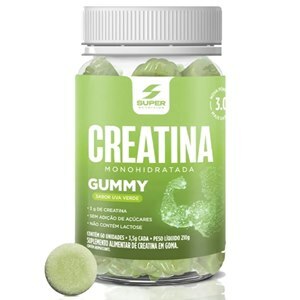 Super Gummy Creatina Sabor Uva Verde 60 Gomas