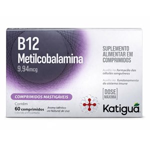 Vitamina B12 Metilcobalamina  9,94Mcg Katiguá 60 Comprimidos