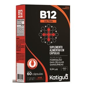 Vitamina B12 Ultra 9,94Mcg Katiguá 60 Cápsulas