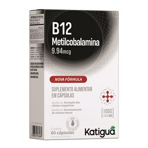 Vitamina B12 Ultra 9,94Mcg Katiguá 60 Cápsulas