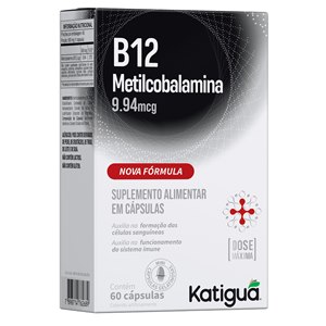 Vitamina B12 Metilcobalamina  9,94Mcg Katiguá 60 Cápsulas
