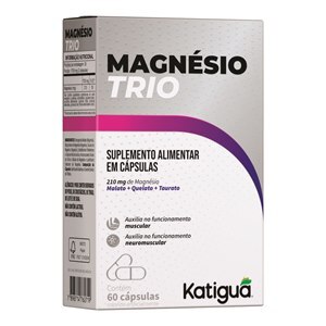 Magnésio Trio 210Mg Katiguá 60 Cápsulas