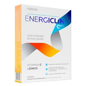 Energiclin Vitamina C + Zinco 30 Comprimidos