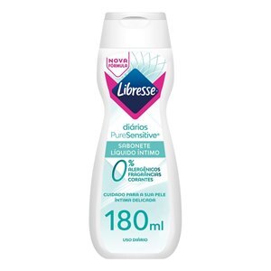 Sabonete Íntimo Líquido Pure Sensitive Libresse 180Ml