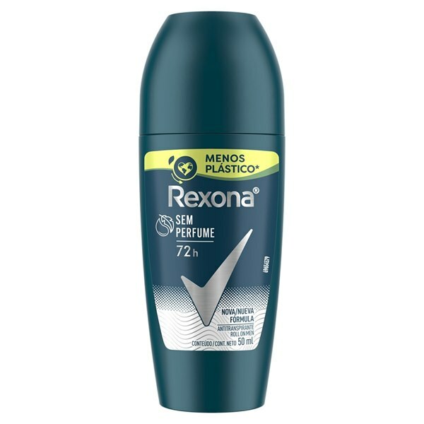 Desodorante Antitranspirante Roll-On Rexona Men Sem Perfume 72h Desodorante Antitranspirante Roll-On Rexona Men Sem Perfume 72h