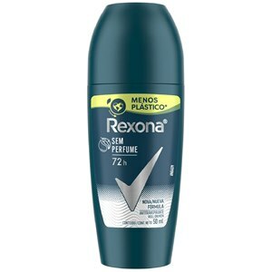 Desodorante Antitranspirante Roll-on Rexona Men sem Perfume 72h 50ml