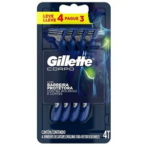 Aparelho De Barbear Gillette Mach 3 Corpo Leve 4 Pague 3