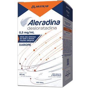 Desloratadina - Aleradina Xarope 60Ml  