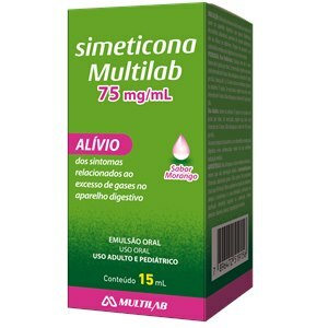 Simeticona 75Mg/Ml Sabor Morango 15Ml - Multilab