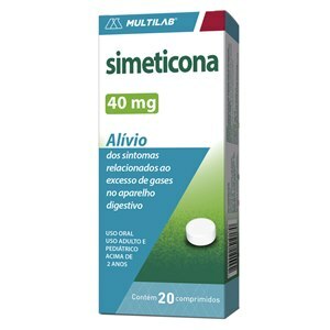 Simeticona 40Mg 20 Comprimidos - Multilab