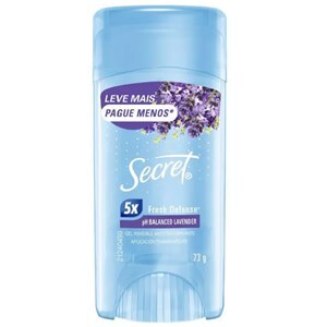 Desodorante Gel Invisível Secret Lavander 73G Leve Mais E Pague Menos