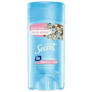 Desodorante Gel Invisível Secret Powder Protect Cotton 73G Leve Mais E Pague Menos
