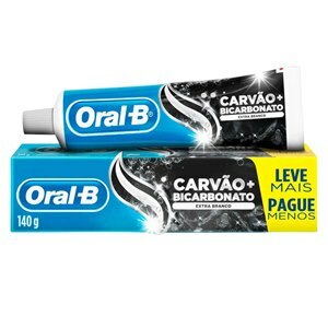 Creme Dental Oral Carvão + Bicarbonato Extra Branco 70g