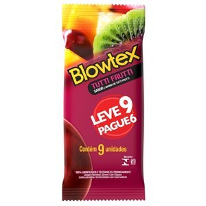 Preservativo Blowtex Tutti-Frutti Leve 9 Pague 6