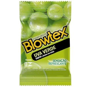 Preservativo Blowtex Uva Verde Refrescante 3 Unidades