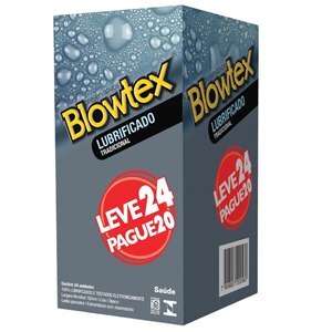 Preservativo Blowtex Lubrificado Leve 24 Pague 20
