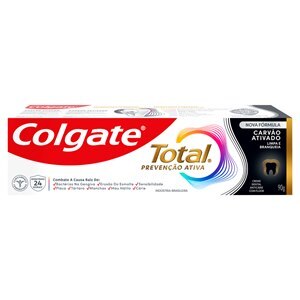 Creme Dental Colgate Total Carvão Ativado 90G