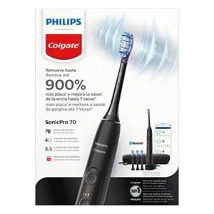 Escova Dental Elétrica Golgate Philips Sonicpro 70 + 3 Refis + Estojo