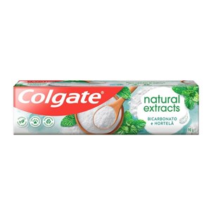 Creme Dental Colgate Natural Extracts Branqueador Bicarbonato E Hortelã 90G