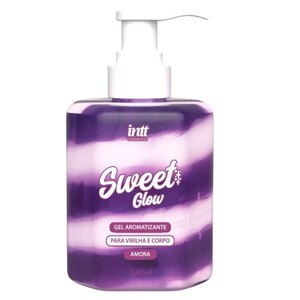 Gel Aromatizante Para Virilha E Corpo Sweet Glow Amora 320Ml
