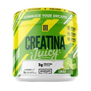 Creatina Juicy Sabor Limão Iridium Labs 210G
