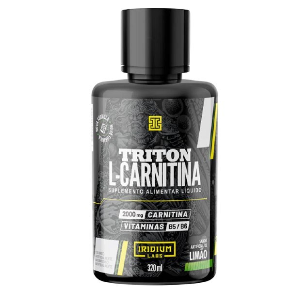 melhores marcas de l carnitina L-CARNITINA 2000MG + VITAMINAS B5 E B6 TRITON SABOR LIMÃO IRIDIUM LABS  320ML