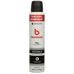 Desodorante Aerossol Bozzano Masculino Invisible 200Ml