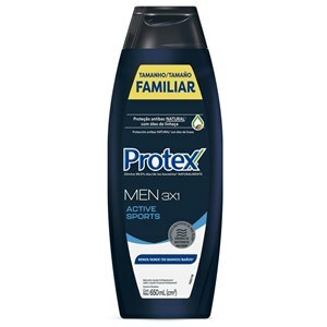 Sabonete Líquido Antibacteriano Protex Men 3X1 Active Sports 650Ml