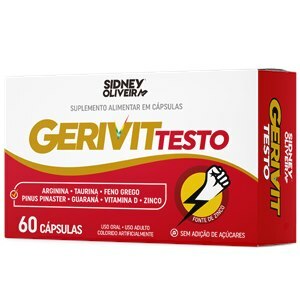 Gerivit Testo 60 Cápsulas Sidney Oliveira