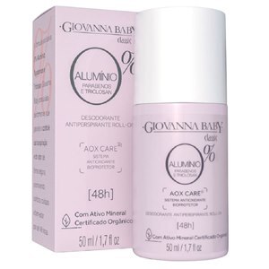 Desodorante Roll On Giovanna Baby 0% Alumínio Classic 50Ml