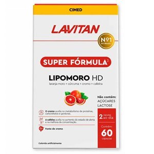 Lavitan Super Fórmula Lipomoro Hd 60 Cápsulas