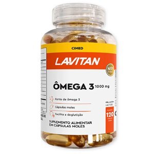 Lavitan Ômega 3 1000Mg 120 Cápsulas