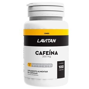 Lavitan Cafeína 200Mg 100 Cápsulas